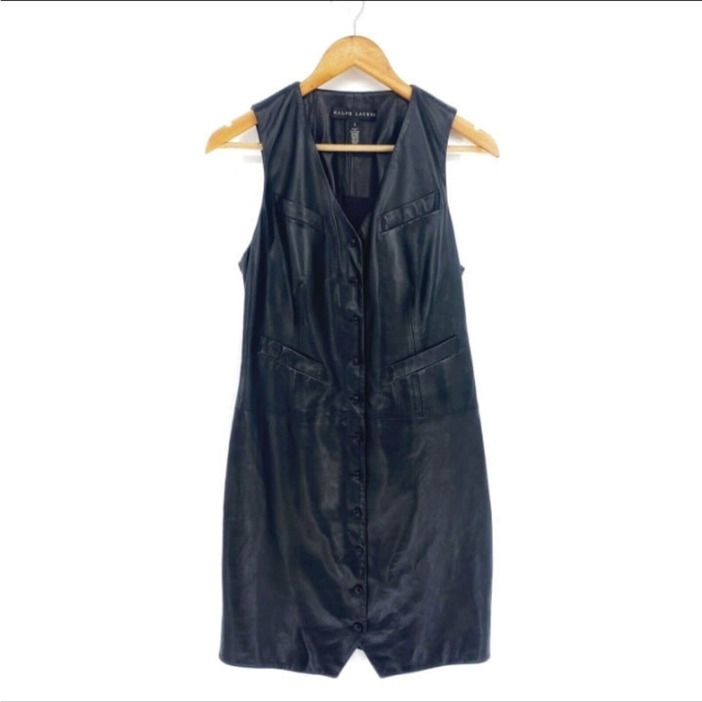 Ralph Lauren Leather Dress